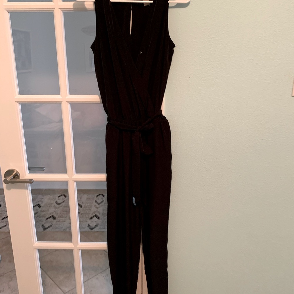 Banana Republic Cross-Front Sleeveless Jumpsuit